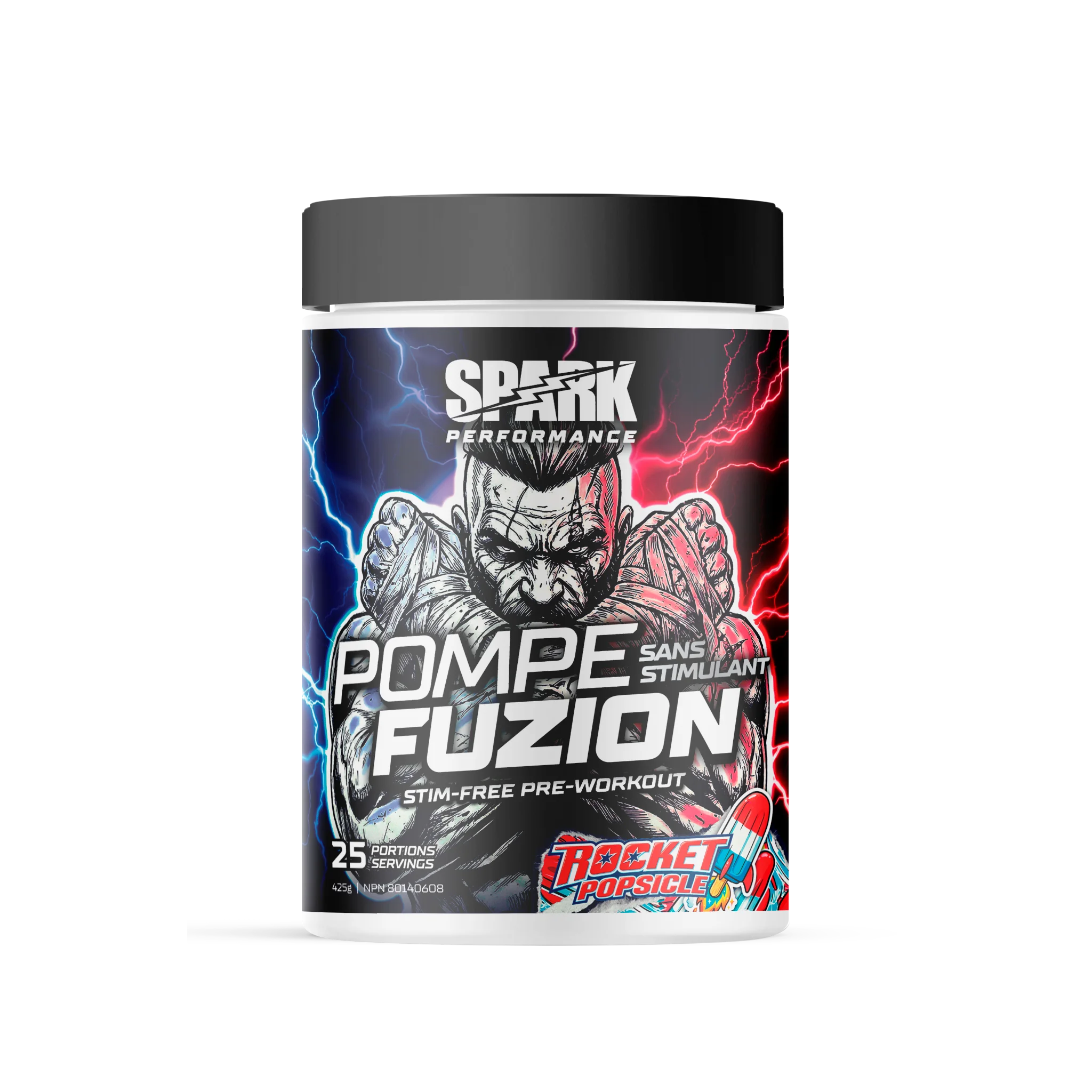 Pompe Fuzion Pré-Workout Sans Stimulant